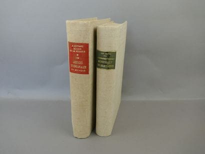 2 volume in-8° - 2 volume in-8° reliés en...