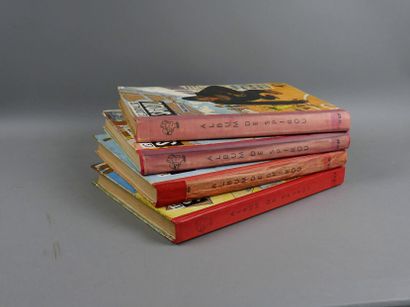 SPIROU BINDINGS 1953 - Nos. 44, 45, 46 and...