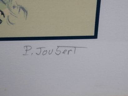 JOUBERT (Pierre) - Serigraphy 50x65cm 