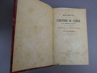 Ensemble de 6 volumes reliés sur le Finistère....