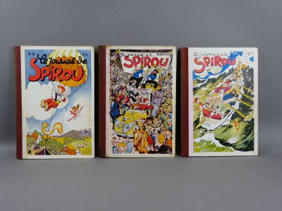 SPIROU BINDINGS Nos. 10, 11 and 12 (1942)...