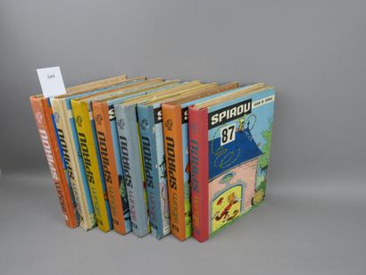 SPIROU BINDINGS 1961/1962 - Nos. 80 to 87...
