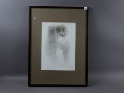 GOURLIER (Michel) - Original drawing in ink...
