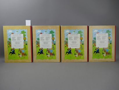 HERGE / TINTIN - Set of 4 albums : Tintin...