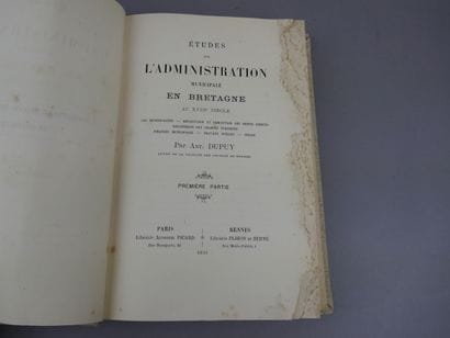 2 volume in-8° - 2 volume in-8° reliés en...