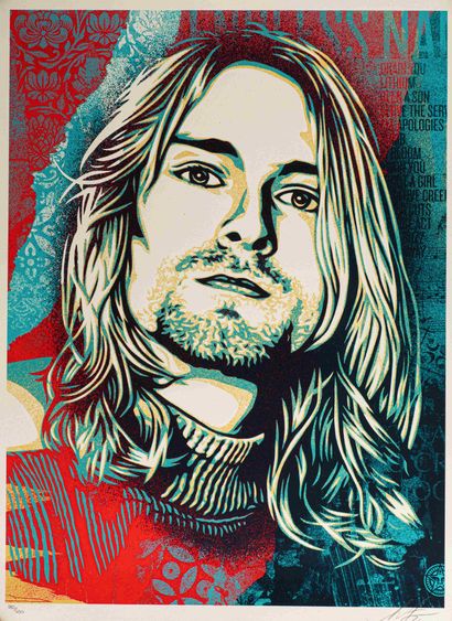 OBEY
Kurt Cobain Endless Nameless, 2021.
Sérigraphie...
