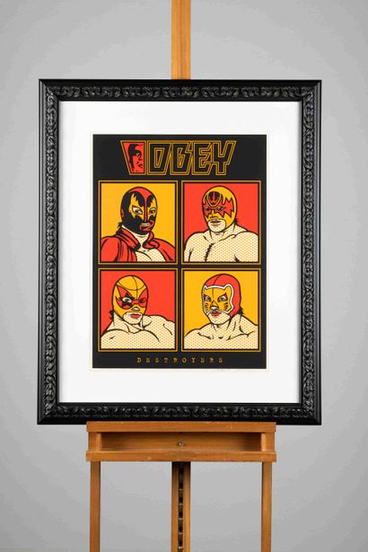 OBEY
Destroyers. 
Digigraphie, signée, datée...
