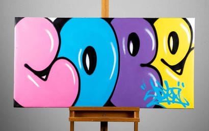 COPE2 né en 1968
Perfect Bubble. 
Peinture...