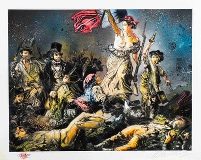 C215
Liberté, 2020. Digigraphie sur papier...
