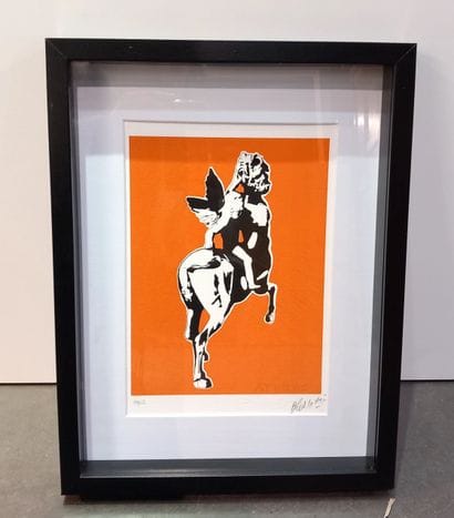 BLEK LE RAT
The Centaur (orange), 2019.
Sérigraphie...