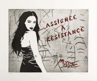 MISS TIC
Assignée à résistance, 2019. 
Eau...