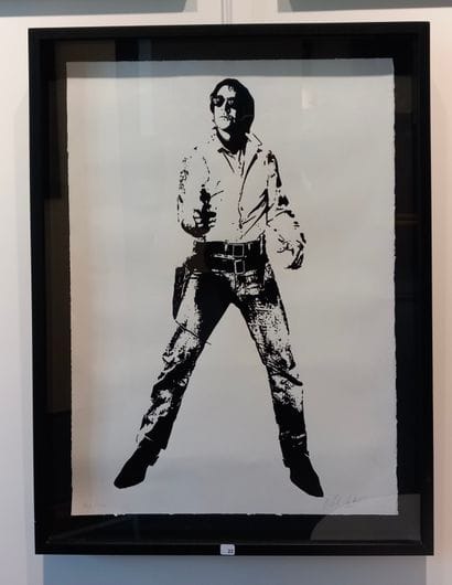 BLEK LE RAT
Space Cowboy, 2007. 
Sérigraphie...