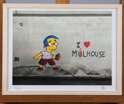 OAK OAK né en 1980
J’aime Milhouse, 2022....