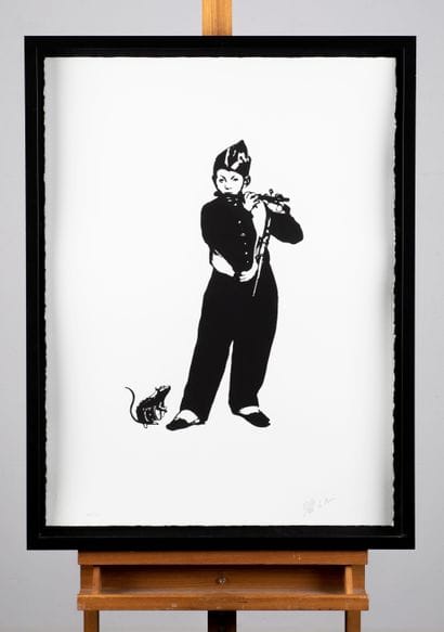 BLEK LE RAT
Le Fifre, 2015. 
Sérigraphie...