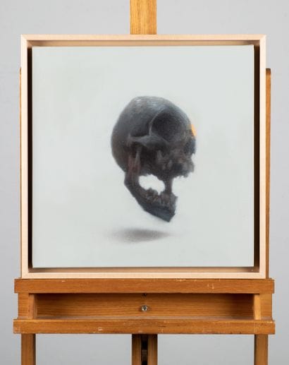 BOM K.
Sans titre, 2020. Spray et acrylique...