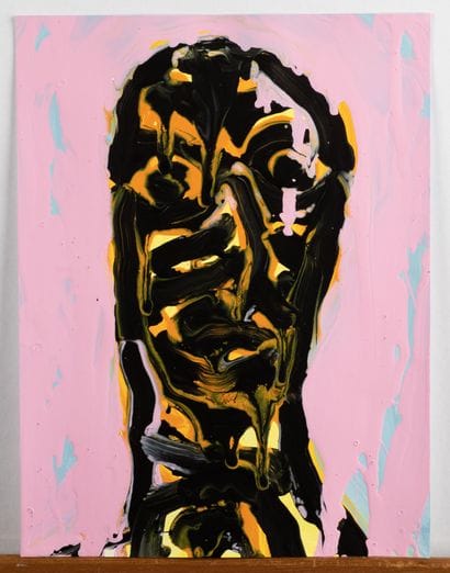 DE FEO Michael
Self Portrait, 2007. 
Acrylique...