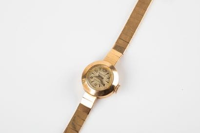ROYCE lady's wristwatch, in gold 750 thousandths,...