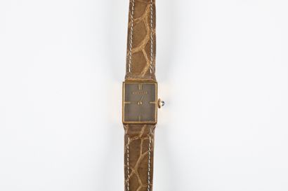 Lady's watch signed HERMES in gold 750 thousandths,...