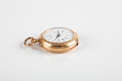 Pendant watch in gold 750 thousandths No....