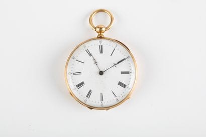 Pocket watch n°73916, in gold 750 thousandth,...