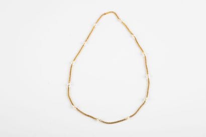 Necklace Venetian mesh rhythm of pearls probably...