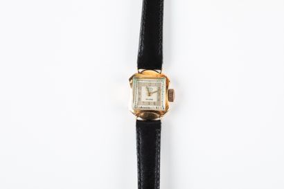 Lady's watch PHILOS, in gold 750 thousandths....