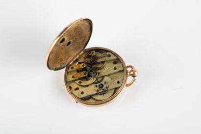 Pocket watch n°31126, in gold 750 thousandths,...