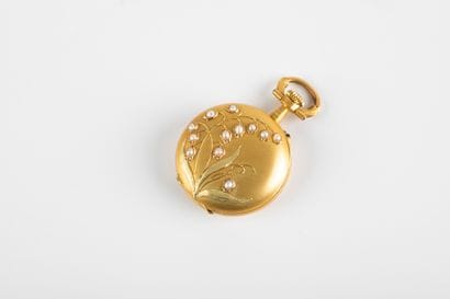 Pendant watch in gold 750 thousandths No....
