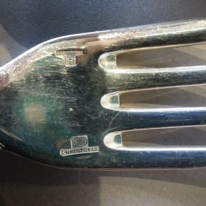 silver plated MENAGERE (91 pieces). CHRISTOFLE,...