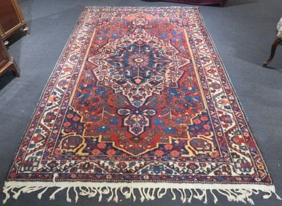 Tapis en laine points noués fait main sur...