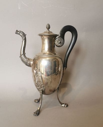 Silver CAFETIERE. PARIS, Nicolas-François...