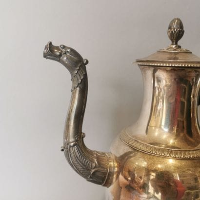 Silver CAFETIERE. PARIS, Nicolas-François...