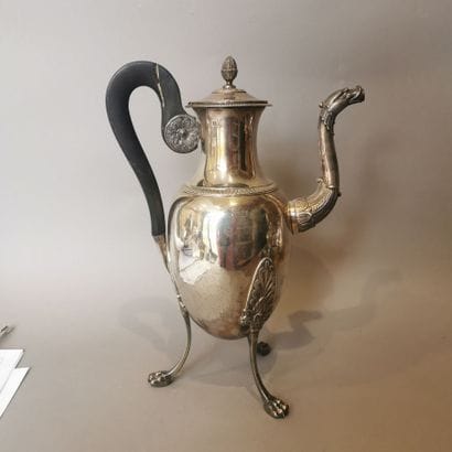 Silver CAFETIERE. PARIS, Nicolas-François...