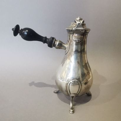 CAFETIERE in silver. PARIS, Nicolas-Richard...