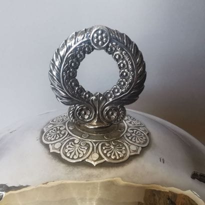 DRAGER in silver. PARIS, 1819-1838. Square...