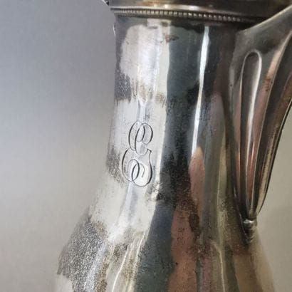 CAFETIERE in silver. PARIS, Nicolas-Richard...