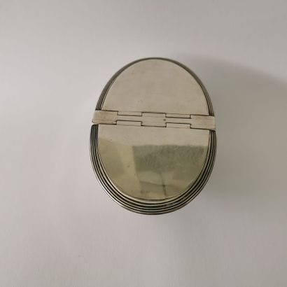 RARE SPICES BOX in silver and silver gilt....