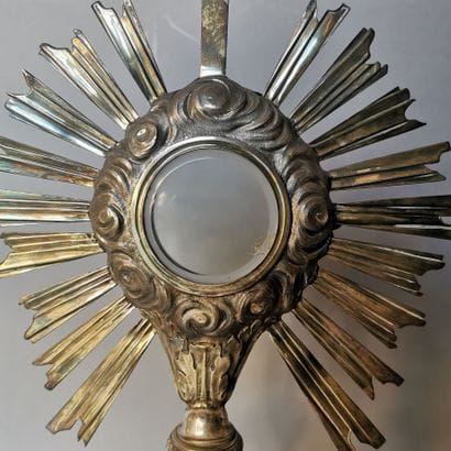 OSTENSOIR in silver. PARIS, AHD, 1798-1809....
