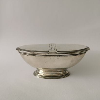 RARE SPICES BOX in silver and silver gilt....