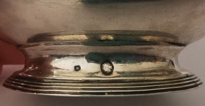 RARE SPICES BOX in silver and silver gilt....