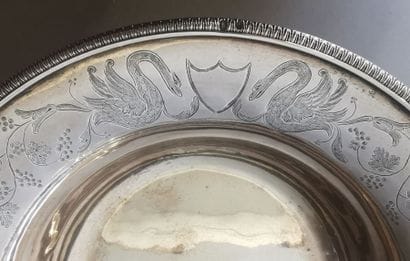 AIGUIERE AND BASSIN in silver. PARIS, Louis-Joseph...