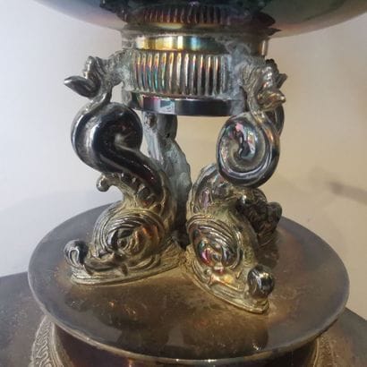 DRAGER in silver. PARIS, 1819-1838. Square...