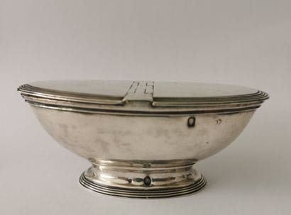 RARE SPICES BOX in silver and silver gilt....