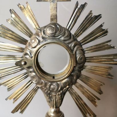 OSTENSOIR in silver. PARIS, AHD, 1798-1809....