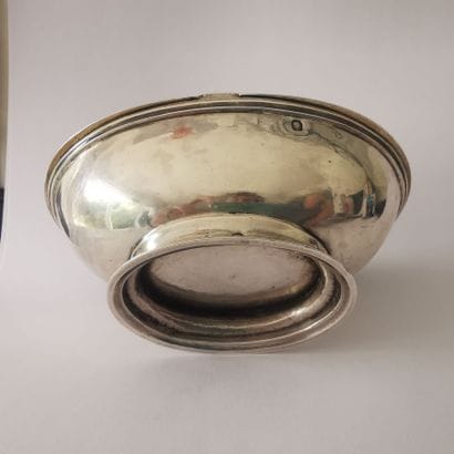 RARE SPICES BOX in silver and silver gilt....