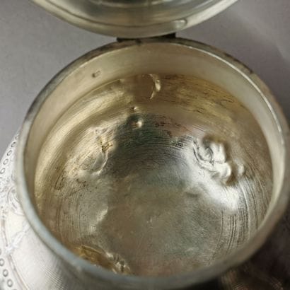 Silver TEA SERVICE (2 pieces). PARIS, TETARD...