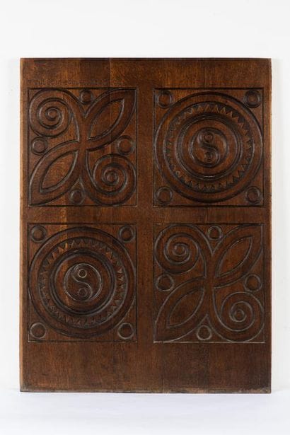 Rafig TULLOU (1909-1990)
Wood paneling
Solid...