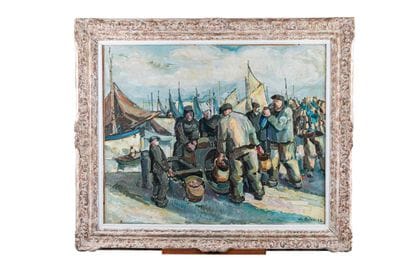 Pierre DE BELAY (1890-1947)
Sailors in Concarneau,...