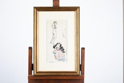 LE SCOUEZEC Maurice, 1881-1940
Woman's face...