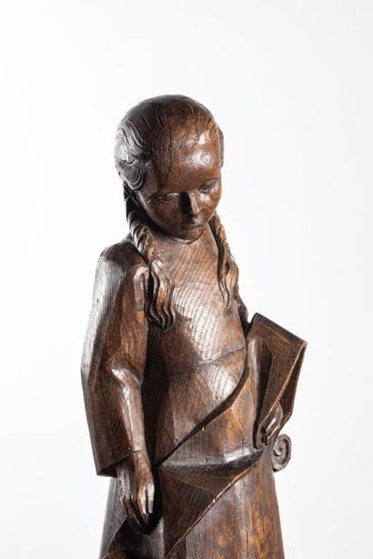 Jean FREOUR (1919-2010)
Young girl with parchment
Large...